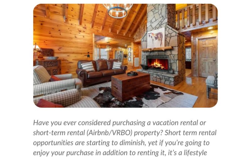 What You Need to Know About Vacation Property Investments in Blue Ridge, GA