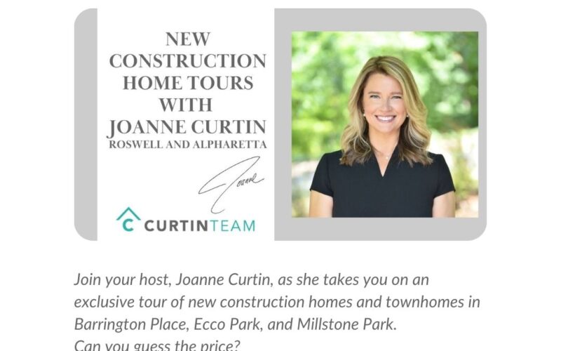 New Construction Home Tours with Joanne Curtin