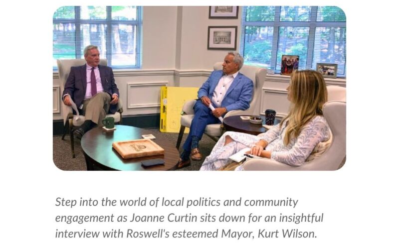 Joanne Curtin Interviews Roswell Mayor Kurt Wilson